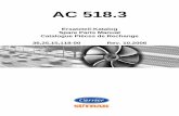 Spare Parts Manual AC 518.3