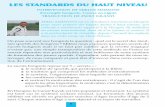 LES STANDARDS DU HAUT NIVEAU - ffcanoe.asso.fr