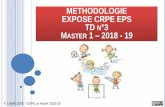 METHODOLOGIE EXPOSE CRPE EPS