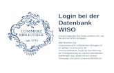 Login bei der Datenbank WISO - Handelskammer Hamburg