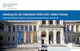 Anleitung für die Datenbank WISO Praxis/Presse