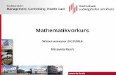 Fachbereich I Management, Controlling, Health Care