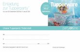 Einladung zur Tupperparty Welt auf