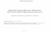 Modul-Handbuch Master Wirtschaftsingenieurwesen