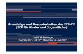 Grundzüge und Besonderheiten der ICF-CY (ICF für Kinder ...