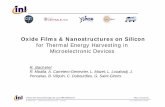 Oxide Films & Nanostructures on Silicon