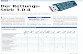 PRAXIS RETTUNGS-STICK Der Rettungs- Stick 1.0