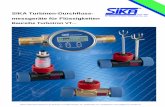 SIKA Turbinen-Durchfluss- messgeräte für Flüssigkeiten