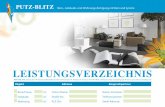Leistungsverzeichnis ♥︎ PUTZ-BLITZ-Raumpflege