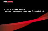 PTV Visum 2022 - Neue Funktionen im Ueberblick