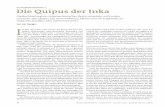 Die Quipus der Inka - Spektrum.de