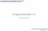 Programmierstile in C - VI4IO
