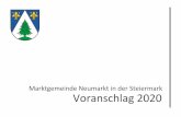 Marktgemeinde Neumarkt in der Steiermark Voranschlag 2020