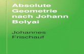 1872 Absolute Geometrie nach Johann