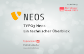 TYPO3 Neos - ein technischer Überblick - DWX 2013