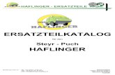 Original Steyr Puch Haflinger Ersatzteilkatalog v2013
