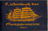 Liederbuch Der Kriegsmarine Heft 1 (1940, 33 Doppels., Scan, Fraktur)