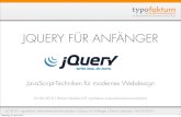 jQuery f¼r Anf¤nger