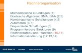 Mathematische Grundlagen (1) Boolesche Algebren: BMA, .© H. -D. Wuttke `14 9.01.2014 1 Mathematische