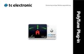 PolyTune Plug-in - TC Electroniccdn- .PolyTune Plug-in 1.05 Referenzhandbuch â€“ 2015-06-26 2 Systemanforderungen