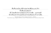 Modulhandbuch Master Elektrotechnik und .Mathematische Grundlagen, systemtheoretische Grundlagen