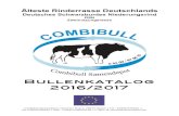 Bullenkatalog 2016/2017 - £â€‍lteste Rinderrasse Deutschlands Deutsches Schwarzbuntes Niederungsrind DSN