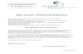 Open Access / Institutional Repository - .Open Access / Institutional Repository Sie ver¶ffentlichen