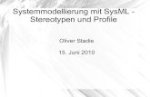 UML Stereotypen und Profile