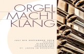 Orgel macht klang ... Astor Piazzolla (1921¢â‚¬â€œ1992) Adi£³s Nonino f£¼r Orgel bearbeitet von Aart Bergwerff