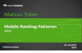 [DE] Mobile Ranking-Faktoren 2015 - Marcus Tober