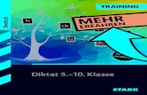 Training - Deutsch Diktat 5.-10. Klasse - stark- .Training - Deutsch Diktat 5.-10. KlasseDer Trainingsband