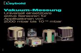 Vakuum-Messung - Leybold .Kapazitiv / Piezo Kapazitiv CERAVAC CTR 101 N Reihe THERMOVAC TTR 101 N