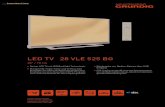 LED TV 28 VLE 525 BG -  ??Product News | Vision LED TV 28 VLE 525 BG 28 / 70 cm Modell: 28 VLE 525 BG Farbe: Schwarz glnzend EAN Code: 4013833011187 Bestellnummer: PFH 000