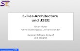 3-Tier-Architecture und J2EE - se.uni- Mller: 3-Tier-Architecture und J2EE 3 Die Lage - Applikationen laufen auf Clients und greifen auf die Daten von Servern zu. - Die Daten werden