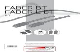 FABER BT FABER L BT - torautomatik-shop.de FABER BT FABER L BT. KIT. D812458 10550_01 06-08-15. ELEKTROMECHANISCHER