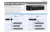 NX- E/A der NX-Serie -    der NX-Serie 1 NX-@ E/A der NX-Serie Geschwindigkeit und Genauigkeit steigern die Maschinenleistung ... (10 Durchgnge zu je 10 Min. = 100 Min. gesamt)
