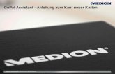GoPal Assistant - Anleitung zum Kauf neuer Kartenmedion-assistant-shop.com/assistant-application/manuals...MEDION