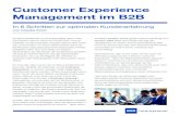 Customer Experience Management im B2B - B2B .Customer Experience Management im B2B In 6 Schritten
