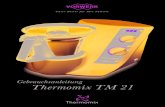 Gebrauchsanleitung Thermomix TM 21 .4 INHALT Gebrauchsanleitung Thermomix TM 21 Seite Vorwort/Kundenservice