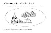 Gemeindebrief - kath-kirche-schoenebeck-calbe.de .Pfarrer PGR -Vorsitzender Besondere Termine in