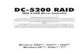 DC-5200 RAID - .SATA II HDD Mirror Controller Wichtige Information zur Datensicherheit ... J10 RAID-Status