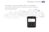 Alcatel-Lucent 8242 DECT Handset - BRAUNE ... Die Funkabdeckung des Alcatel-Lucent-Systems erfolgt