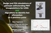 Design and FEA simulations of pressure withstanding .Design and FEA simulations of pressure withstanding