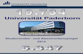 Universit¤t Paderborn .Inhaltsverzeichnis: 1. Studierende / Studium 3 1.1 Studienangebot an der