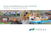 Gesch¤ftsbericht 2016 - SPITEX Sarganserland .Psychiatrische Pflege 16 Kineasthetics 18 Wundmanagement