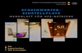 Scheinwerfer- einStellplatz - Kfz-Innung Oberpfalz .2017-08-02  Kraftfahrzeuggewerbe Bayern Scheinwerfer
