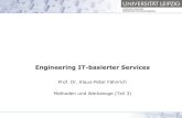 Engineering IT-basierter Services - Informationsflussdiagramm Input/Output Diagram (Invers) Input/Output