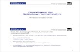 Grundlagen der Betriebswirtschaftslehre - WIPO: Profil .Kurzvorstellung Christoph Weber (II)