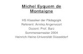 Michel Eyquem de Montaigne - Universit¤t D¼sseldorf ... Michel Eyquem de Montaigne HS Klassiker