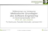 Willkommen zur Vorlesung Methodische Grundlagen des ... Methodische Grundlagen des Software-Engineering